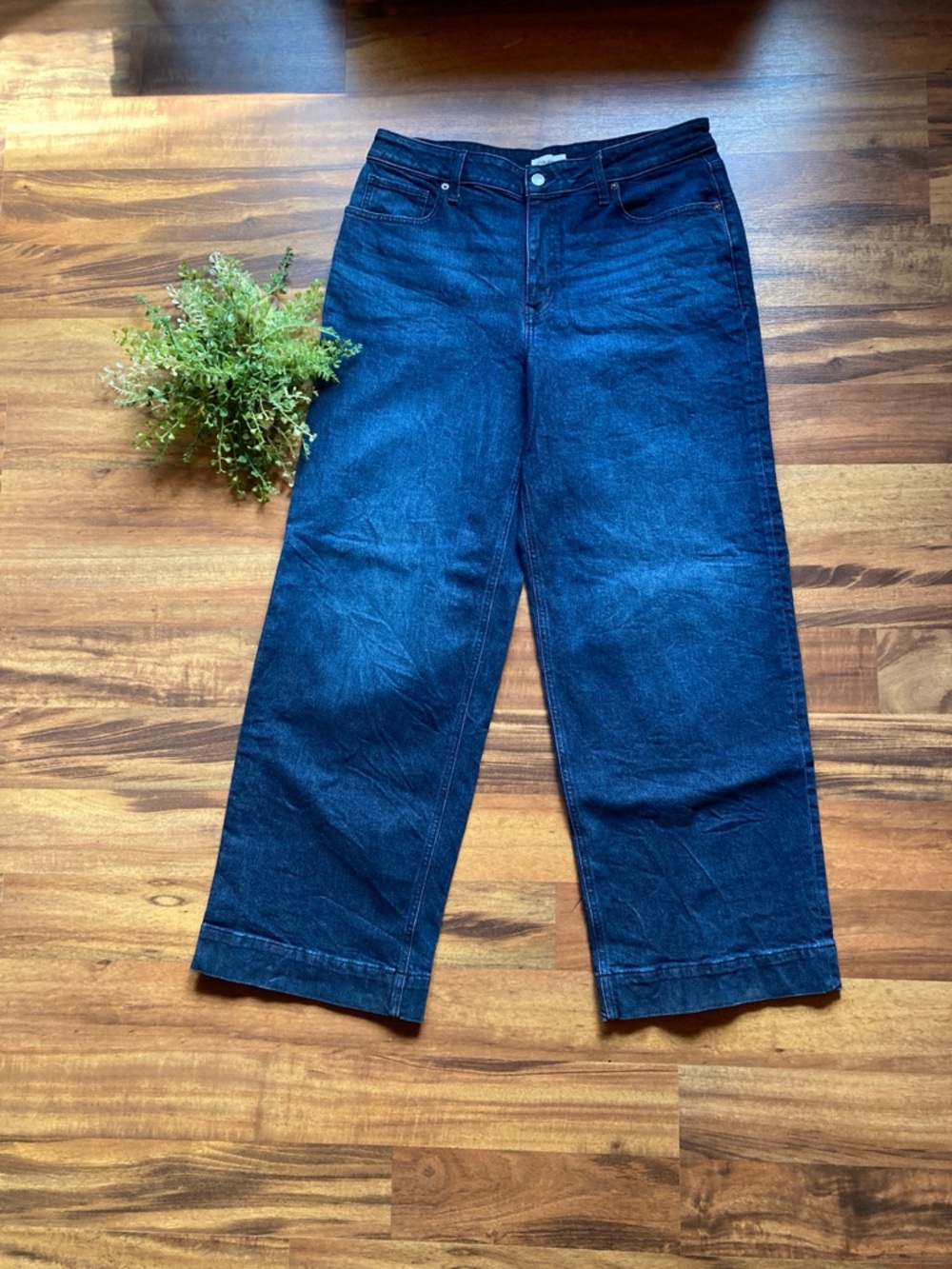 Maurices Size 16 high rise wide leg jeans